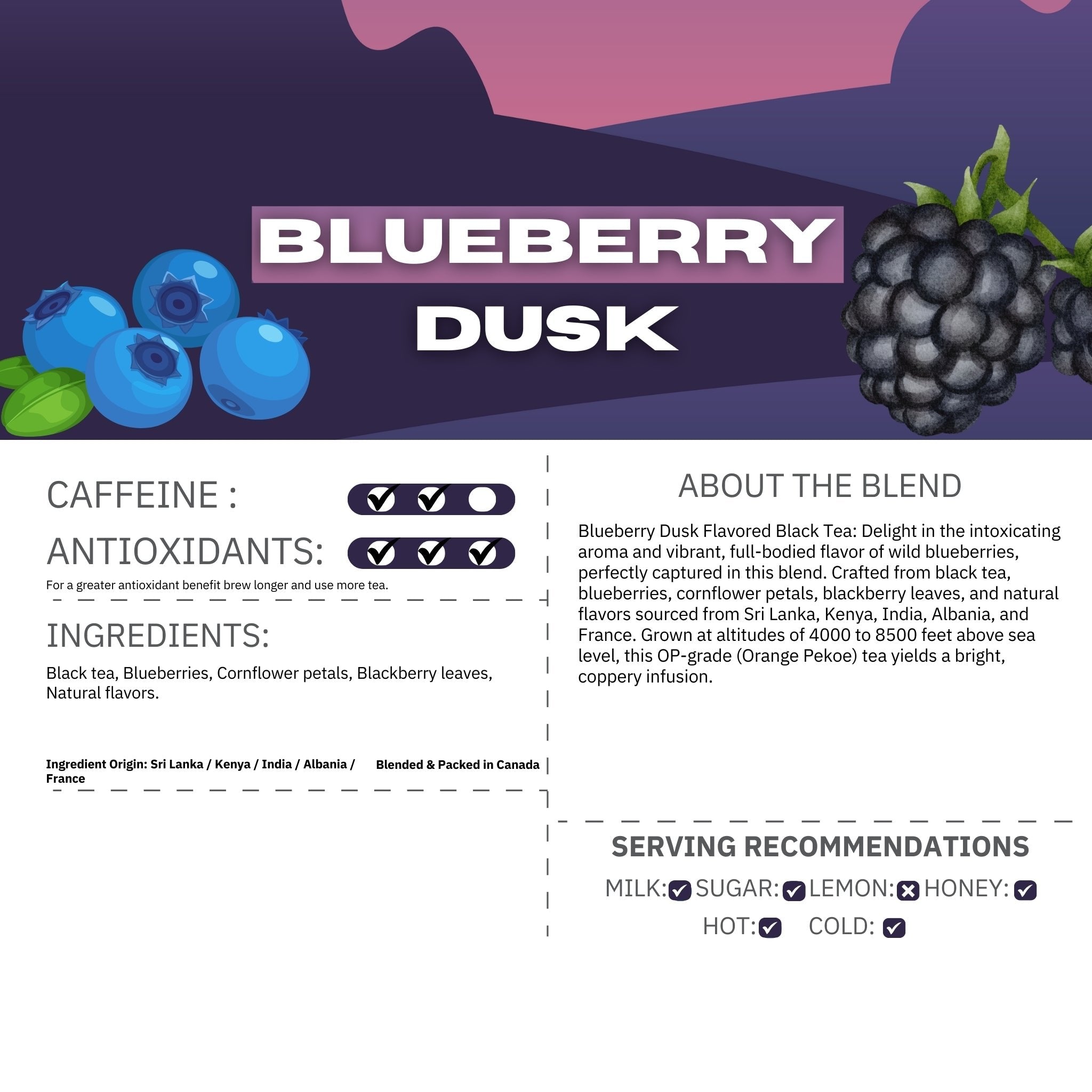 Blueberry Black - BlueBerry Dusk