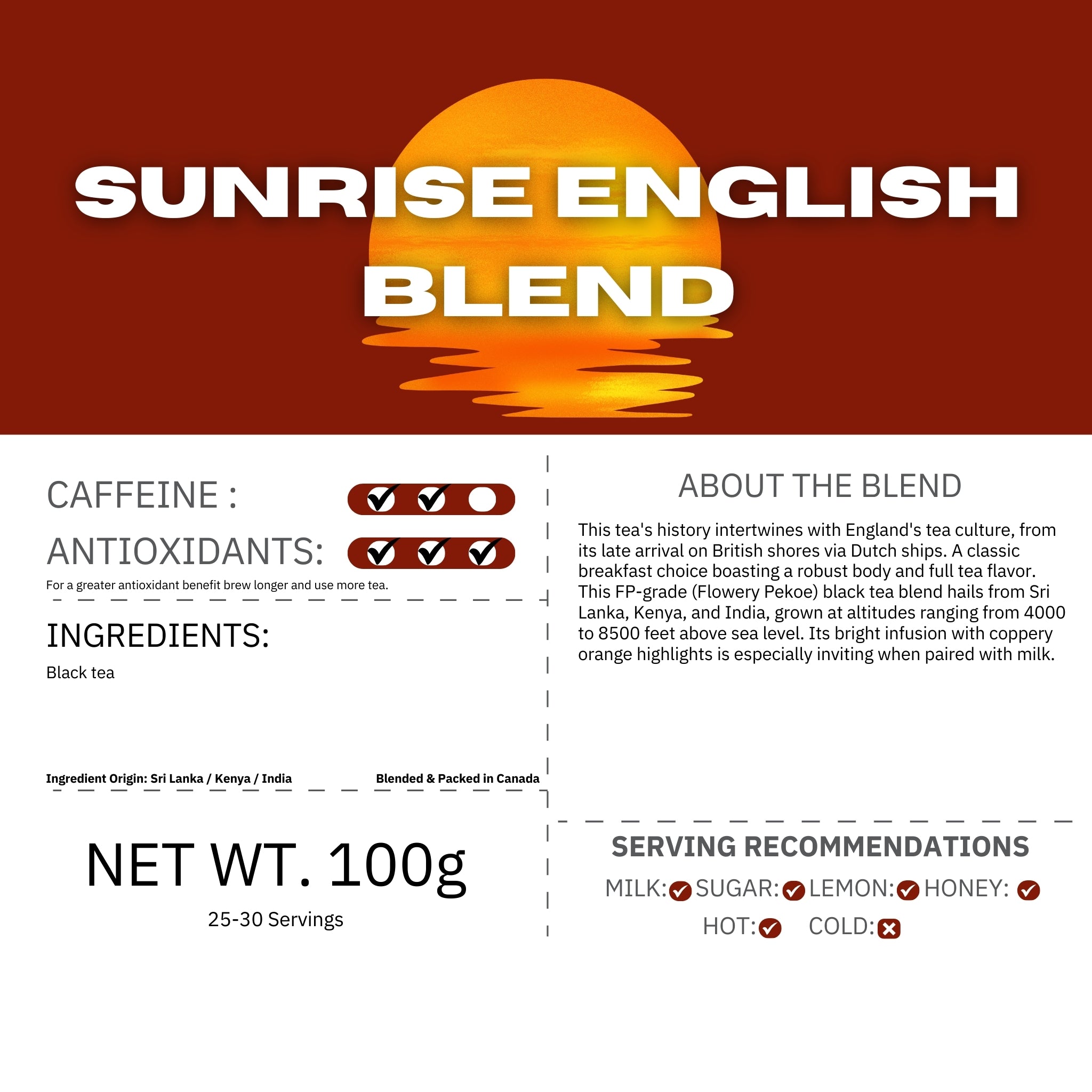 Sunrise English Blend