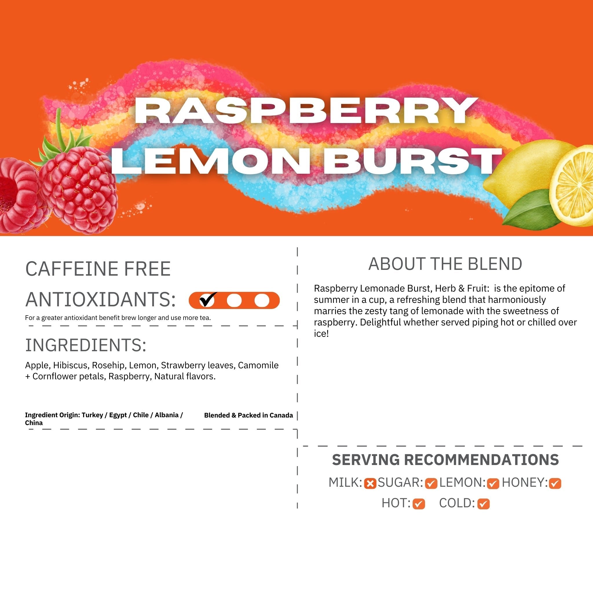 Raspberry Lemonade - Raspberry Lemon Burst