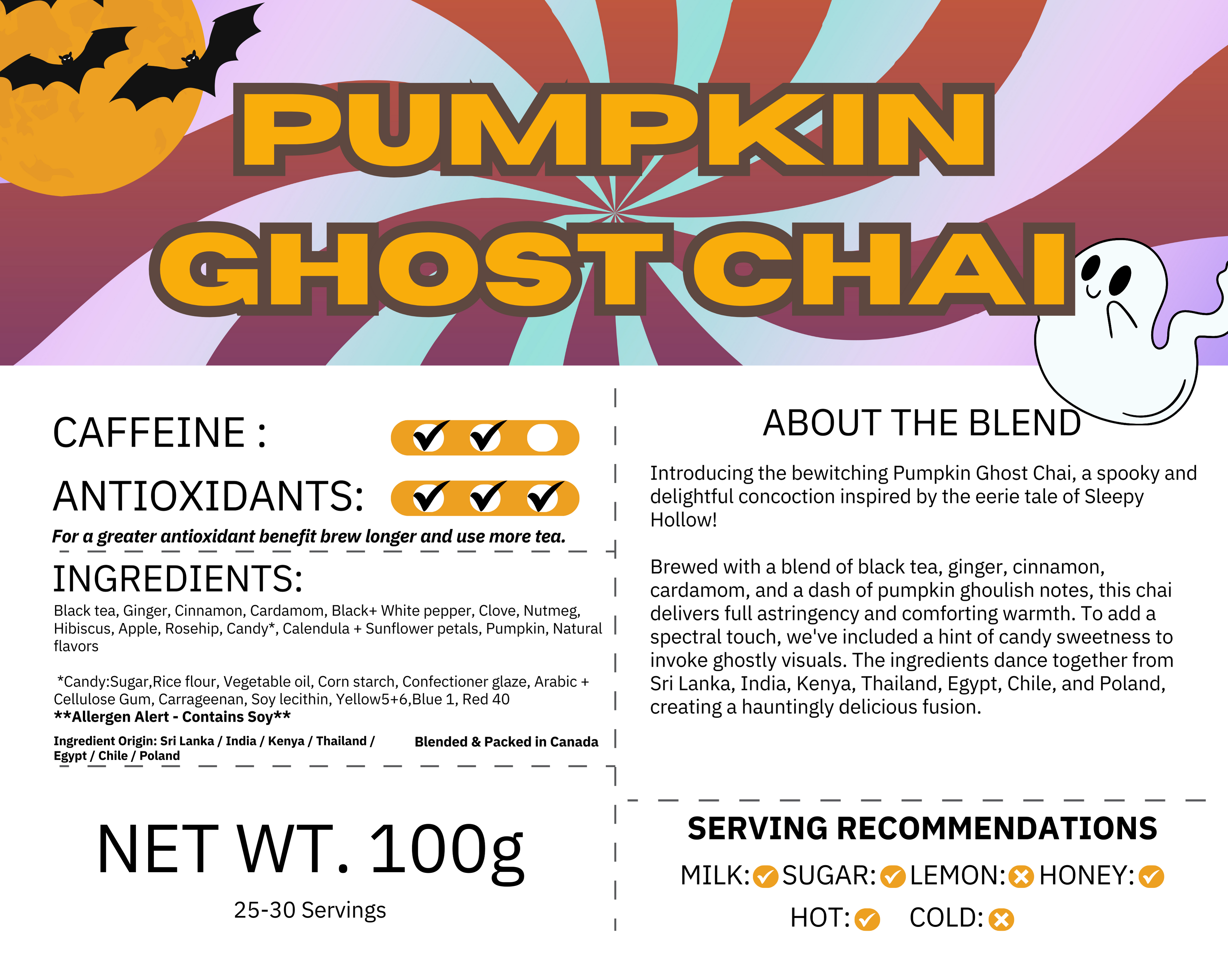 Pumpkin Ghost Chai